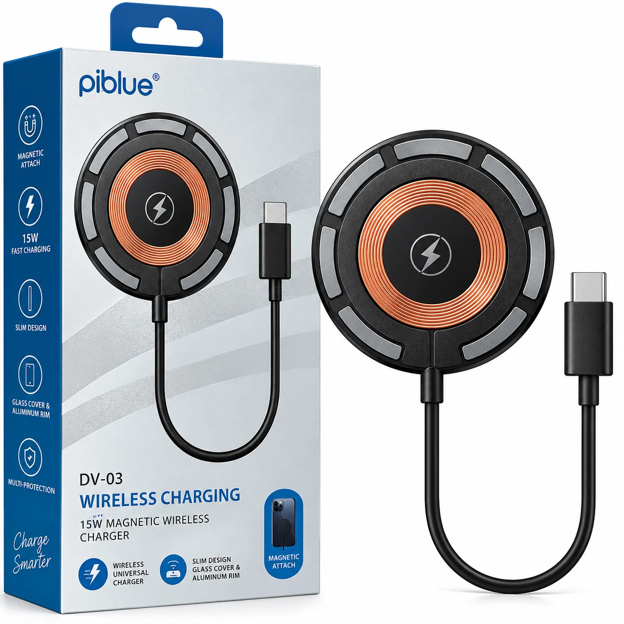 Cargador inalambrico DV03 15W