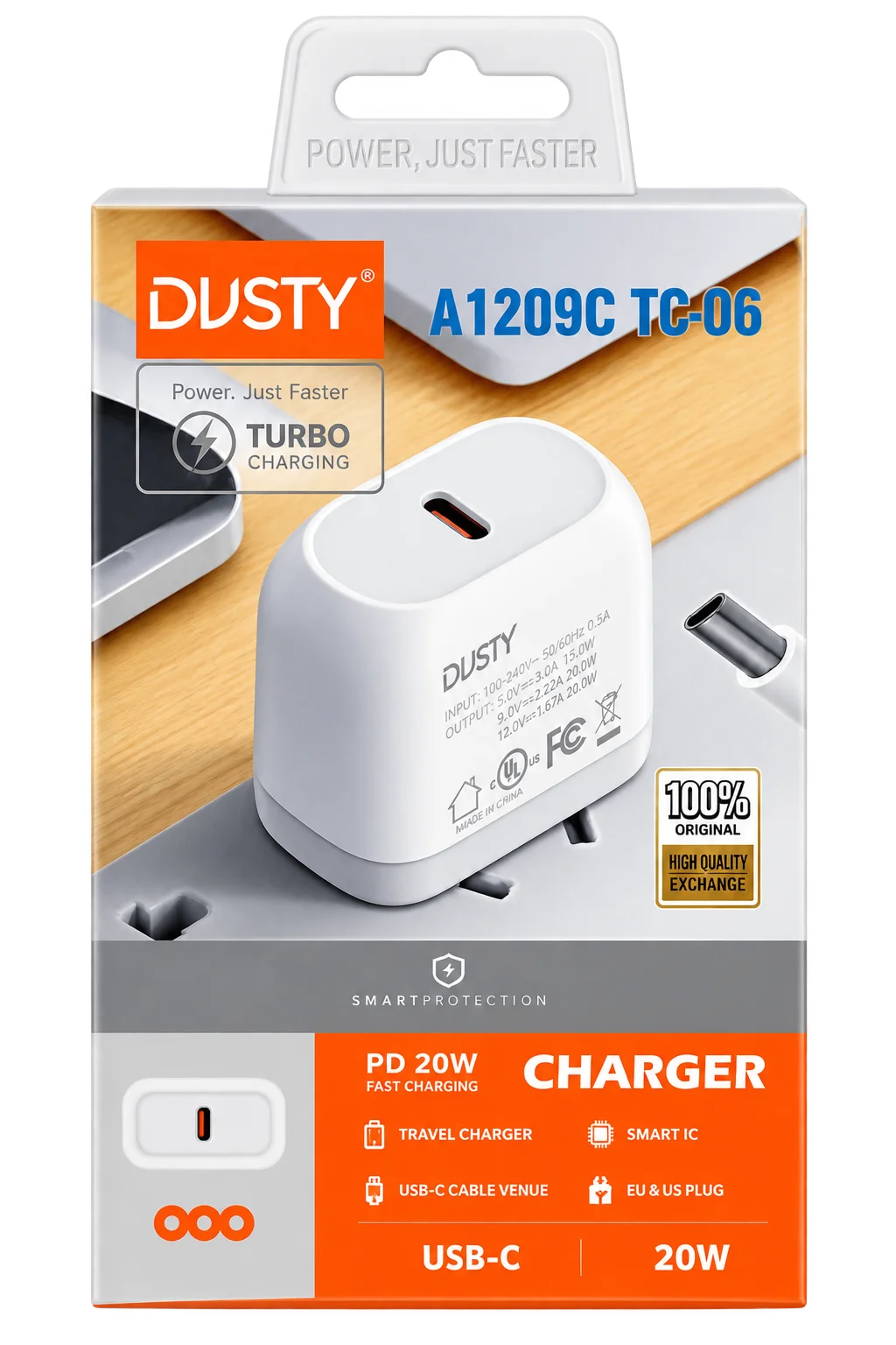 Cargador Completo Dusty A1209Q 6G Lightning