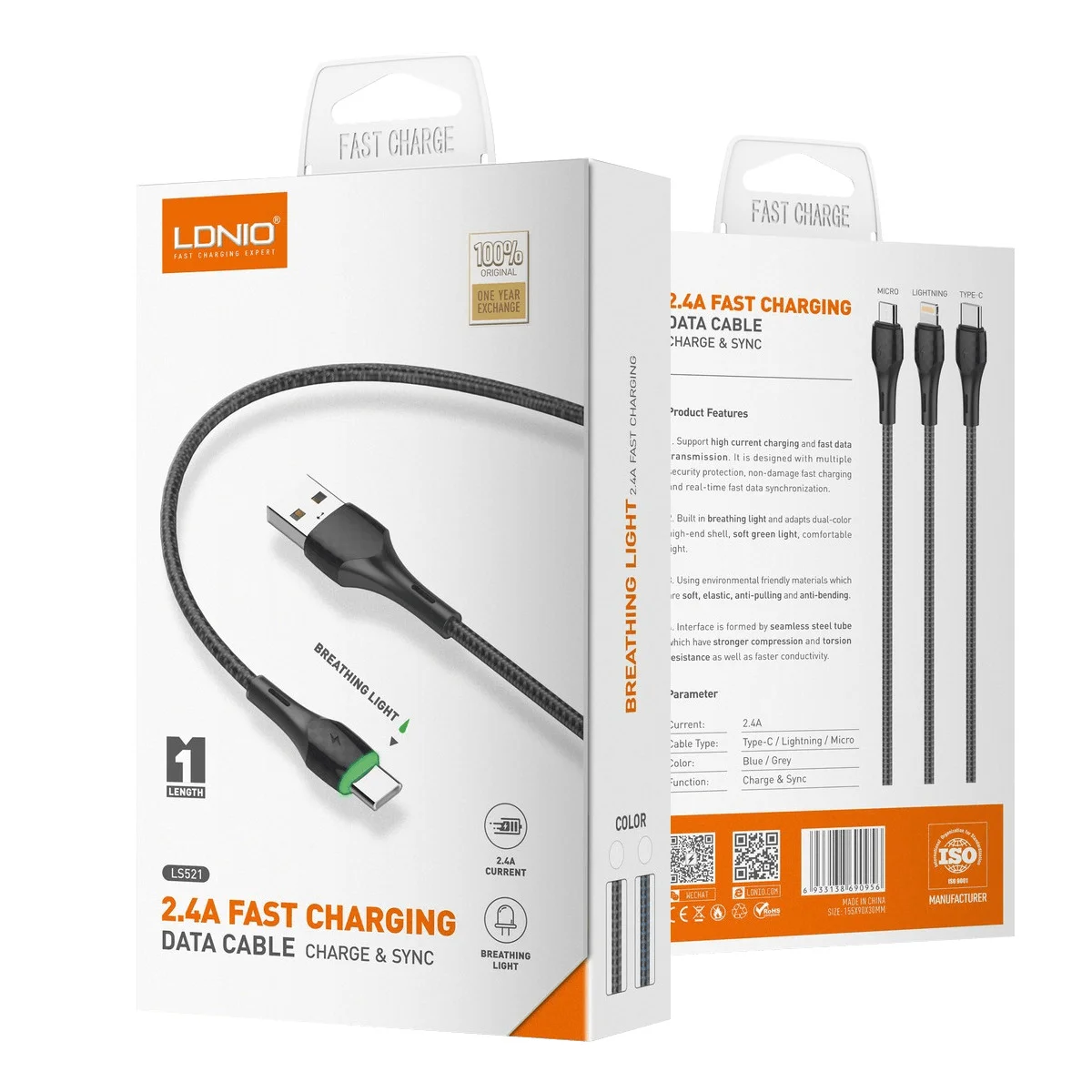 Cable USB a C LS521