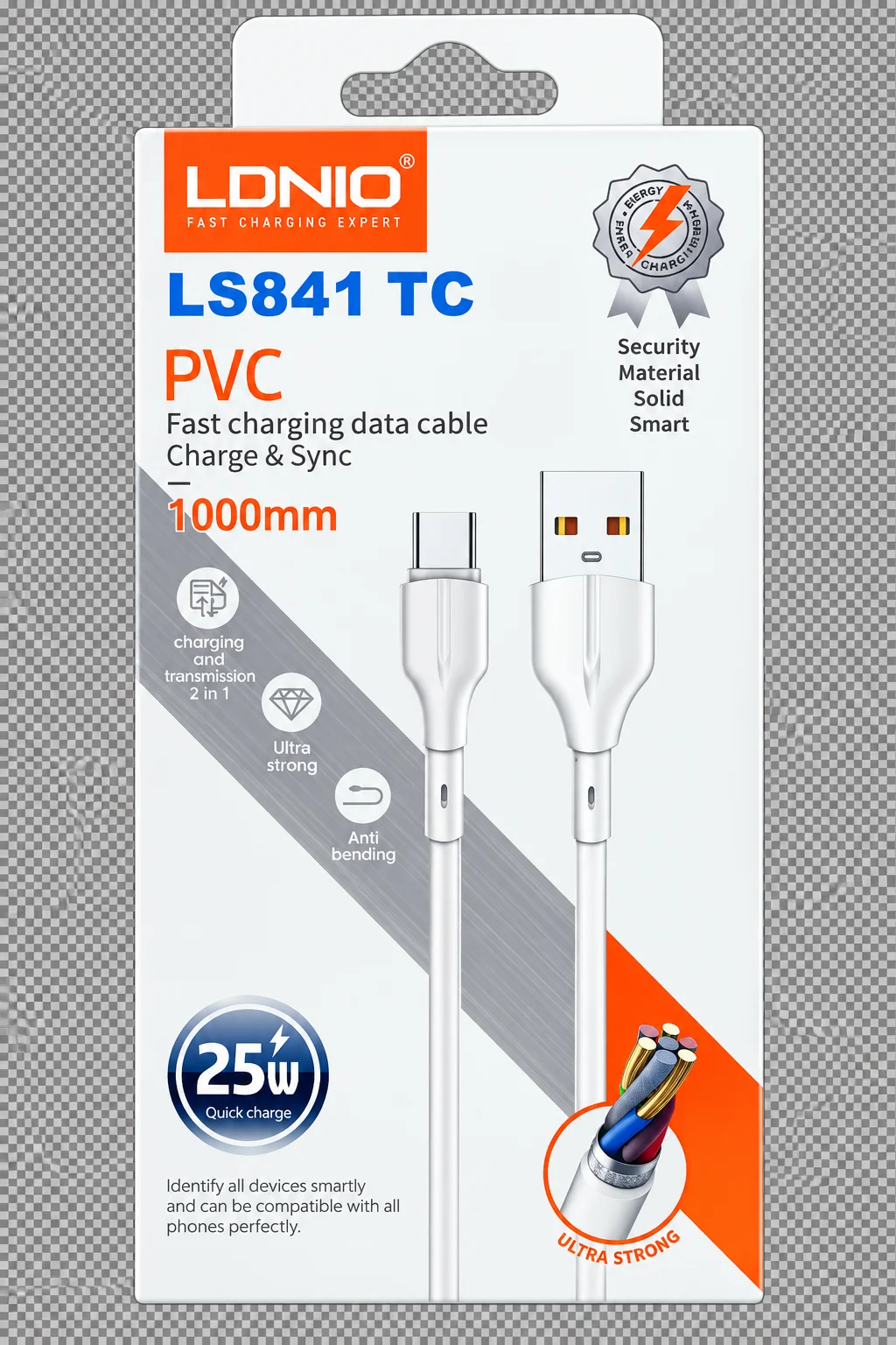 LDNIO LS841 Cable USB a C