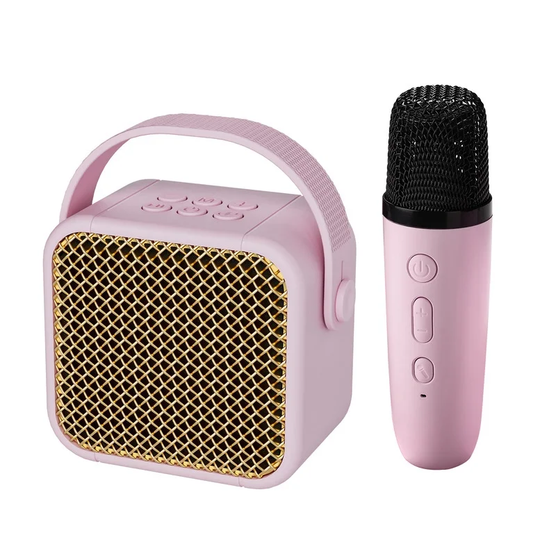 PARLANTE CON MICROFONO M17K ROSADO