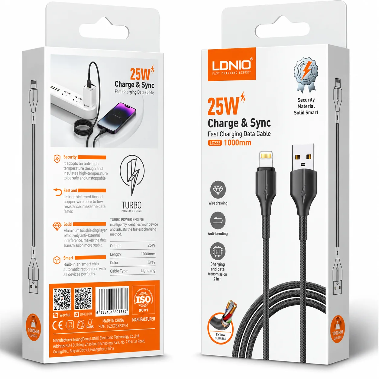 Cable USB a Lightning LDNIO LS851