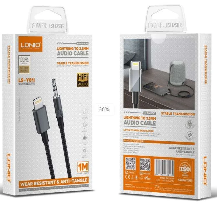 Cable (plus-lightnin) LS Y81I 1 metro