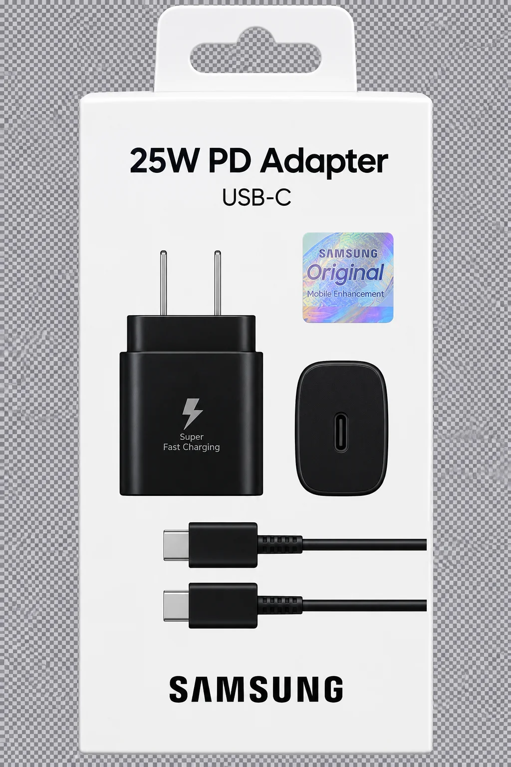 Cargador completo Tipo C a Tipo C Samsung 25W