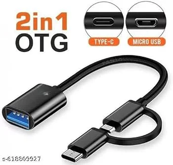 Adaptador OTG Micro - Tipo C a USB