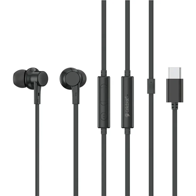AUDIFONOS POR CABLE CELEBRAT G40 NEGRO